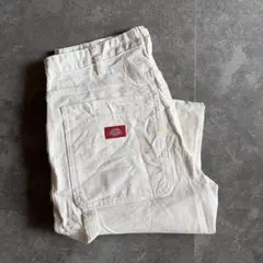 Dickies ペインターパンツ ホワイト W31 L30 ワークパンツ ワイド