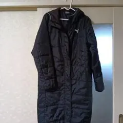 Puma フード付きロングダウンコート