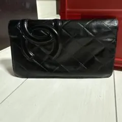 正規品　シャネル CHANEL 財布 長財布 カンボンライン 人気ブラックのサムネイル