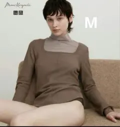 Mame Kurogouchi ブラウン 長袖 Tシャツ M