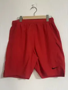 Nike DRI-FIT レッド ハーフパンツ L