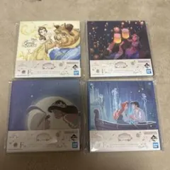 ディズニープリンセス 一番くじ ミニキャンバスボード 4種