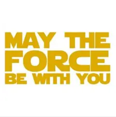 イエローメタリック may the force be with you