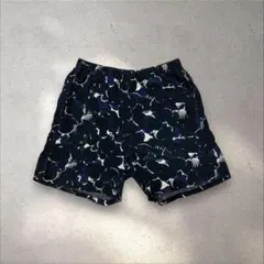 N.HOOLYWOOD日本製フラワープリントレーヨンショーツエヌハリウッド38紺のサムネイル
