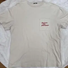 値下‼️Denham ベージュ ポケットTシャツxsユニセックスのサムネイル
