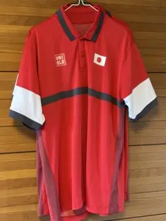 UNIQLO XL ポロシャツ 赤　着用回数少ないのサムネイル
