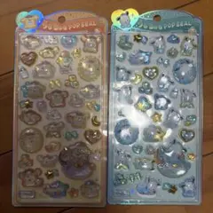 ポチャコ　ポムポムプリンうるちゅるポップシール 2シートセット