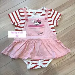 【baby doll】ミニーちゃん　ロンパース　美品
