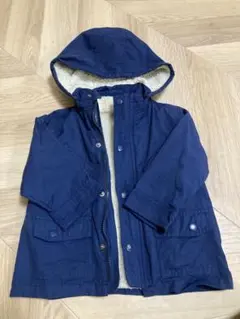 ネイビー フリース裏地 ジャケット ベスト付き