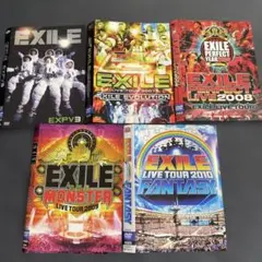 「EXILE LIVE TOUR」 セル版DVD 5セット (ケース無し)