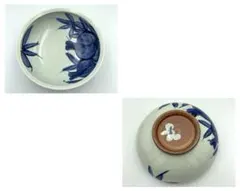 有田焼　其泉 青い花模様の皿