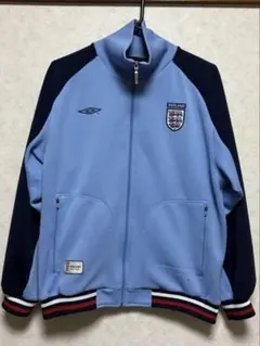 UMBRO アンブロ イングランド代表 トラックジャケット ジャージ 水色 M