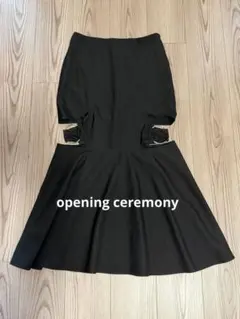 opening ceremony サイドカットアウト リング フレアスカートのサムネイル
