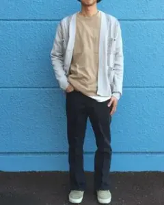未使用　B MING by BEAMS キューバ　ニット　カーディガン　L