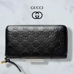 極美品 GUCCI 長財布 ラウンドファスナー シマ マイクロシマ 011のサムネイル