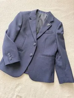 キッズフォーマルジャケット120 男の子 入学式 卒園式 ネイビー