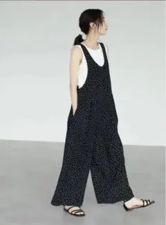 難あり クラフトスタンダードブティック サロペット （ドット）オールインワン