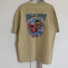 UNIQLO セサミストリート 半袖Tシャツ 黄色 L