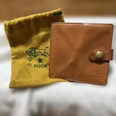 ILBISONTE イルビゾンテ　折り財布　ブラウン
