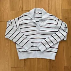 UNIQLO スムースコットンポロセーター　M