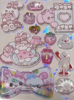 ウォーターシール ボンボンドロップシール おすそ分け 可愛いマシュマロシール