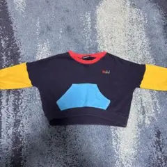 Moujions カラーブロック トレーナー 80