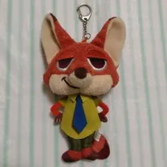 ズートピア　ニック　ぬいぐるみバッジ　ぬいば　キーホルダー　ぬいぐるみ