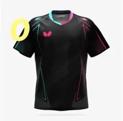 Butterfly 卓球ウェア ネイサスシャツ ブラック O