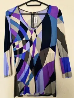 EMILIO PUCCI ノースリーブチュニック EMILIO PUCCI シルクノースリーブチュニック EMILIO PUCCI