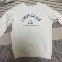 COMME CA ISM スウェット ホワイト 160Aのサムネイル