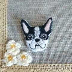 1348］ミニピン 手刺繍ブローチ 1点 - メルカリ