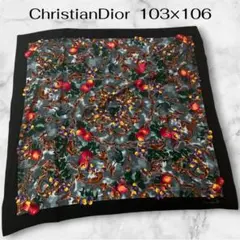 Christian Dior 特大ストール 果実柄 103 × 106㎝のサムネイル