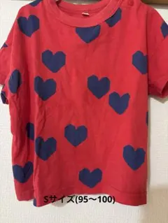 マーキーズTシャツ ハート柄 レッド