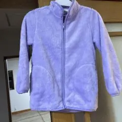 紫色フリースジャケット 120