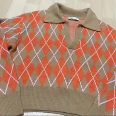 ZARA セーター　ニット　長袖　 Lサイズ　レディース　ザラ