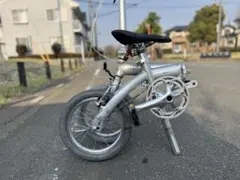 DAHON Dove Plus 折りたたみ自転車 軽量 シルバー 美品のサムネイル