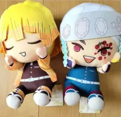 鬼滅の刃　でっかいぽふっとぬいぐるみ　我妻善逸　宇髄天元