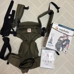 値下げergobaby OMNI 360 抱っこ紐 グレー・チェック柄 - メルカリ