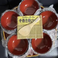 【ひな祭りセール】桂由美　手巻き寿司14点セット　寿司桶　汁椀　どんぶり椀　お盆