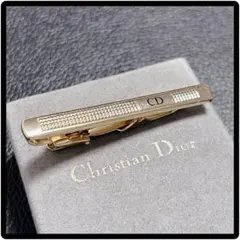 クリスチャンディオール タイピン ネクタイピン クリップ ゴールド ロゴ 美品
