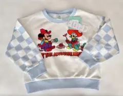 【新品未使用】ディズニー 裏毛 トレーナー 100cm ミッキー ドナルド