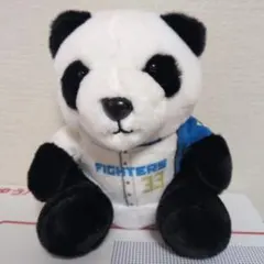 北海道日本ハムファイターズ 動物くじ パンダ ぬいぐるみ 進藤勇也 4等