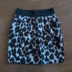 BODY DRESSING Deluxe ヒョウ柄ミニスカート 34