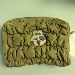【未使用品】しまむら おぱんちゅうさぎ ゾンビ　ポップコーン　ポーチ　カーキ