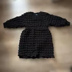 MUO 黒 長袖 ワンピース 110