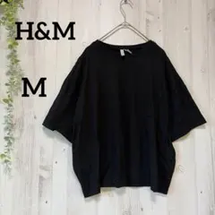 H&M DIVIDED BASIC オーバーサイズTシャツ L 黒のサムネイル