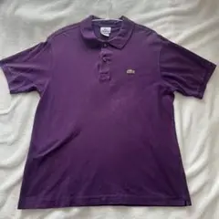 ラコステ　LACOSTE　ポロシャツ　紫