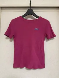 GAP 半袖 リブTトップス ピンク