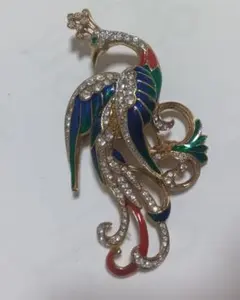 A&S Attwood and Sawyer ブローチ 孔雀 クジャクのサムネイル