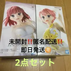 五等分の花嫁 中野一花 中野二乃 フィギュア 原画展ver.